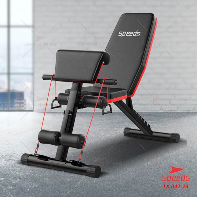 SPEEDS DUMBELL SIT UP BOARD DUMBELL Stoll BENCH Alat Fitness Kursi Gym 042-24