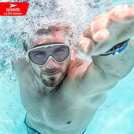 SPEEDS Kacamata Renang Dewasa Swimming Googles Remaja Anti FOG Anti UV Big Frame 017-6000