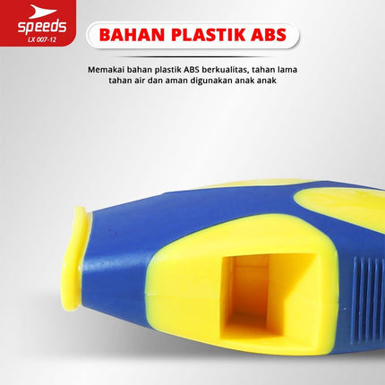 SPEEDS Peluit Wasit Pluit Treble Whistle Olahraga Periwitan Sport Trainer 120db + Lanyard Tali 007-12